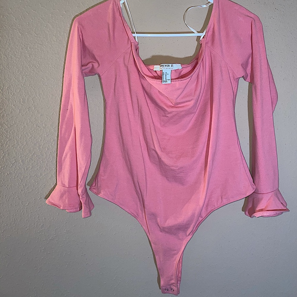 Pink bodysuit